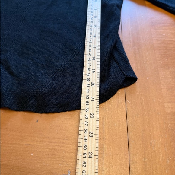 Maeve By Anthropologie Box Neck Sweater Women’s L Black Long Sleeve Whimsigoth - Picture 8 of 8